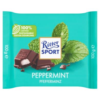 RITTER Sport mentás táblás csokoládé,