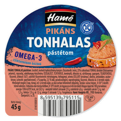 Hamé pikáns tonhalas krém