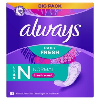 Always Dailies Normal Fresh Protect Friss illattal Tisztasági Betét