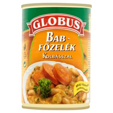 Globus babfőzelék kolbásszal