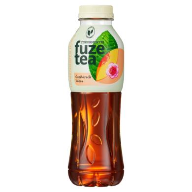 FuzeTea energiamentes, szénsavmentes őszibarack- és rózsaízű üdítőital fekete tea kivonattal