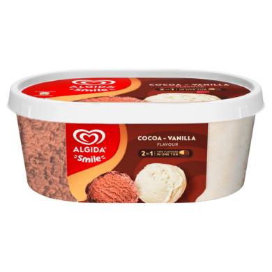 Algida Smile kakaós és vanília ízű jégkrém