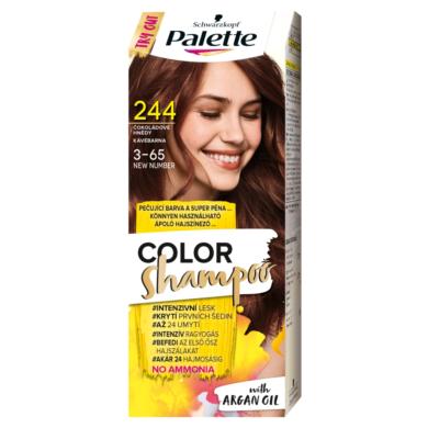 Schwarzkopf Palette Color Shampoo hajfesték 244 kávébarna