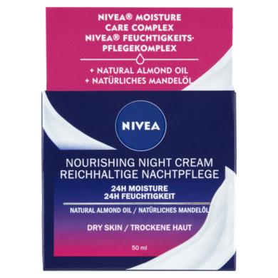 NIVEA tápláló éjszakai arckrém száraz bőrre