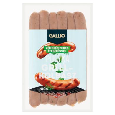 Gallio, Pulyka grillkolbász zöldfűszeres ízesítéssel