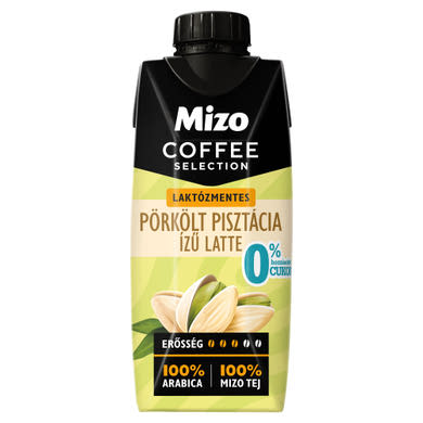 Mizo Coffee Selection Pörkölt Pisztácia ízű latte UHT laktózmentes zsírszegény kávés tej