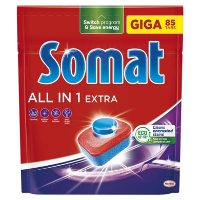 Somat All in 1 Extra gépi mosogatótabletta 85 db