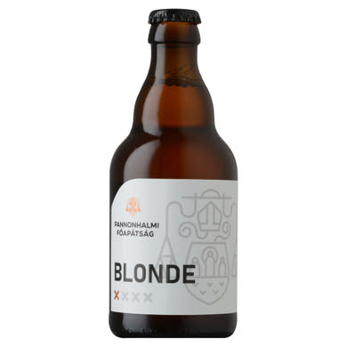 Pannonhalmi Főapátság Blonde belga típusú, apátsági, szűretlen világos sör 5%