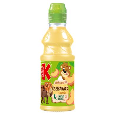 Kubu banán-alma-őszibarack-sárgarépa vegyes gyümölcs és zöldségital