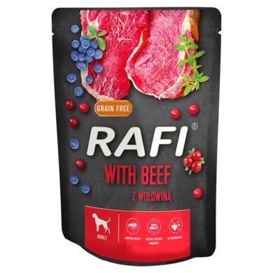Rafi alutasak kutyáknak marhával és vörös-kék áfonyával