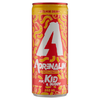 Adrenalin Kid tutti-frutti ízű szénsavas üdítőital