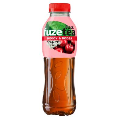FUZETEA szénsavmentes meggy- és bodzaízű üdítőital fekete tea kivonattal