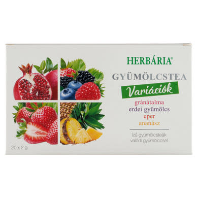 Herbária gyümölcstea variációk valódi gyümölccsel 20 filter 40 g
