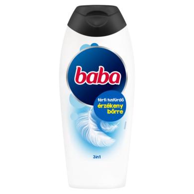 Baba 3in1 férfi tusfürdő érzékeny bőrre