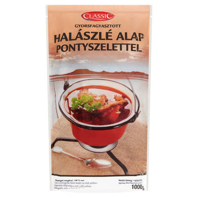 Classic gyorsfagyasztott halászlé alap pontyszelettel, 1 kg