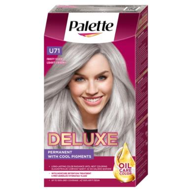Schwarzkopf Palette Deluxe intenzív krémhajfesték U71 Fagyos ezüst