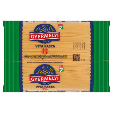 Gyermelyi Vita Pasta ömlesztett spagetti durum száraztészta 2 x