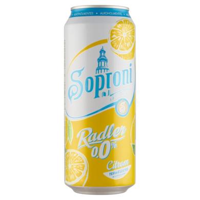 Soproni Radler citromos alkoholmentes sörital