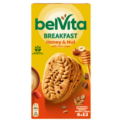 Belvita JóReggelt! törökmogyorós és mézes, gabonás, omlós keksz