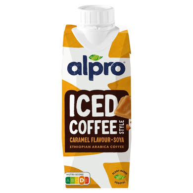 Alpro UHT kávé karamellaízű szójaitallal