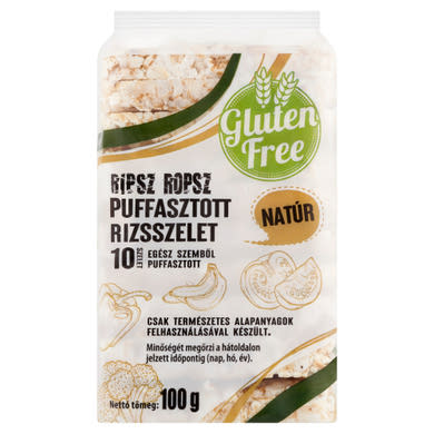 Ripsz Ropsz natúr puffasztott rizsszelet