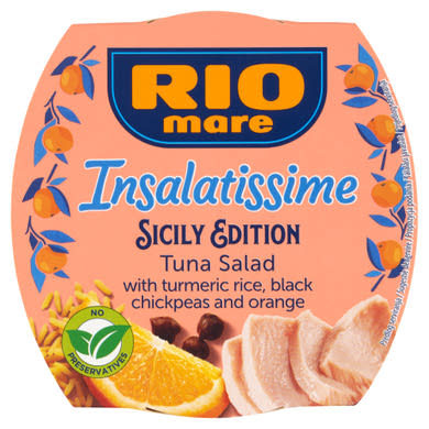 Rio Mare Insalatissime Sicily Edition zöldséges készétel tonhallal