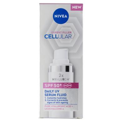 Nivea Cellular Expert Filler nappali arcápoló UV szérum fluid FF50+