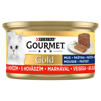 Gourmet Gold marhával pástétom nedves macskaeledel