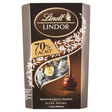 Lindt Lindor extra étcsokoládé pralinék lágyan olvadó töltelékkel