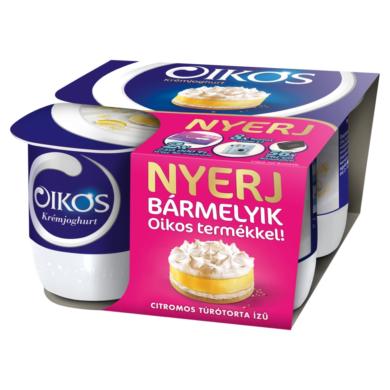 Danone Oikos Görög citromos túrótortaízű, élőflórás krémjoghurt