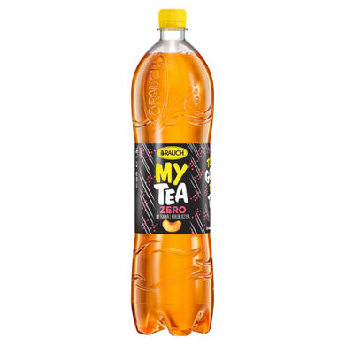 Rauch My Tea Zero cukormentes ice tea őszibarackos üdítőital fekete teából, édesítőszerekkel
