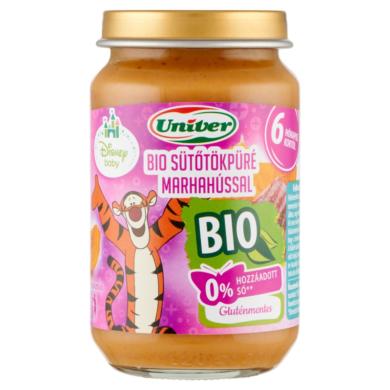 Univer sütőtökpüré marhahússal bébiétel 6 hónapos kortól