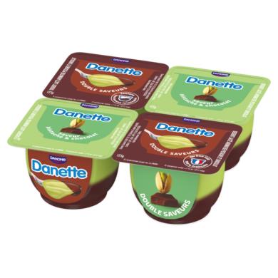 Danette pisztácia- és csokoládéízű puding 4 x  (500 g)