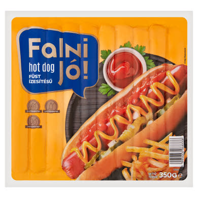 Falni Jó! füst ízesítésű hot-dog 10 db