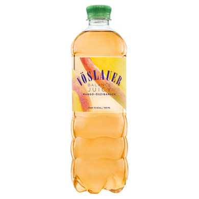 Vöslauer Balance Juicy mangó-őszibarack ízű szénsavas üdítőital