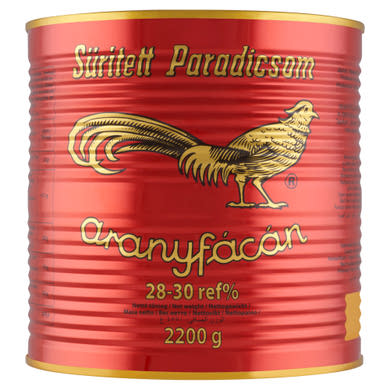 Aranyfácán sűrített paradicsom 28-30 ref%