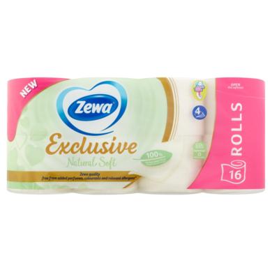 Zewa Exclusive Natural Soft toalettpapír 4 rétegű