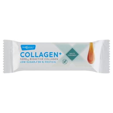 MaxSport Collagen+ sós karamellás protein szelet kollagénnel tejcsokoládé bevonatban