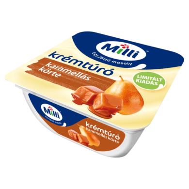 Milli karamellás körte krémtúró