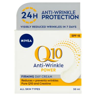 NIVEA Q10 Power ránctalanító feszesítő nappali arckrém SPF 15