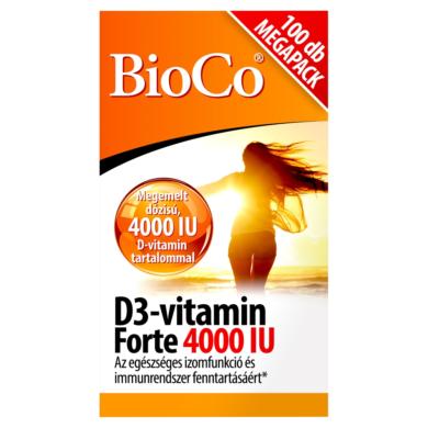 BioCo D3-vitamin Forte 4000 IU Megapack tabletta
