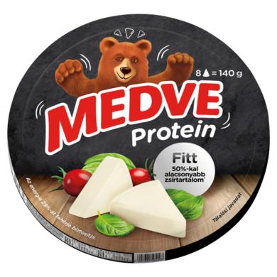 Medve fitt kenhető, félzsíros ömlesztett sajt 8 x 17,5 g