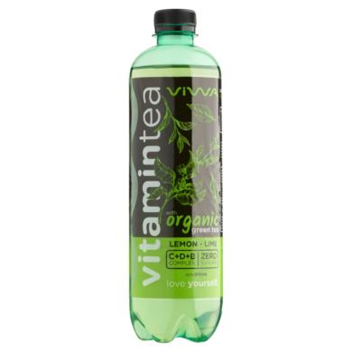 Viwa Vitamintea citrom-lime ízű energiamentes szénsavmentes üdítőital zöld tea kivonattal