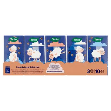 Tento Kids papírzsebkendő 3 rétegű 10 x 10 db