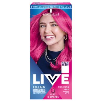 Schwarzkopf Live hajszínező 93 Sokkoló pink