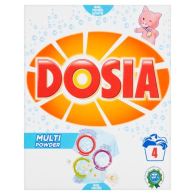 Dosia Multi Powder mosópor fehér ruhákhoz 4 mosás