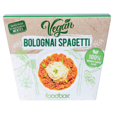 Foodbox Vegán készételek Bolognai spagetti