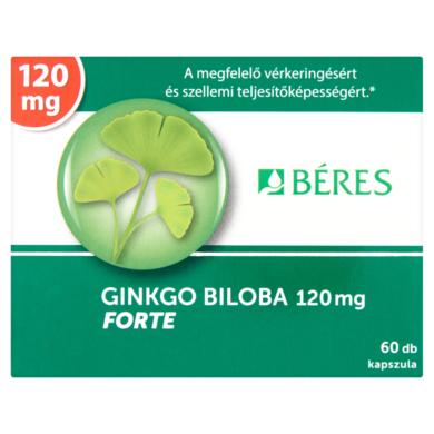 Béres Ginkgo biloba 120 mg Forte étrend-kiegészítő kapszula