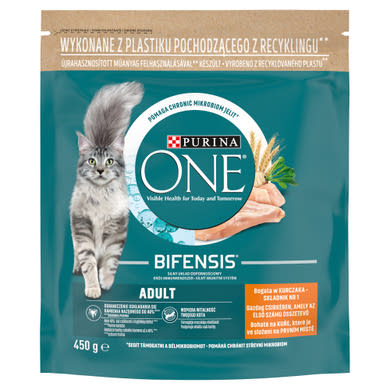 Purina One csirkében és teljes kiőrlésű gabonákban gazdag száraz macskaeledel