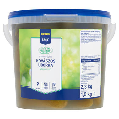 Metro Chef vecsési kovászos uborka savanyúság 2,3 kg